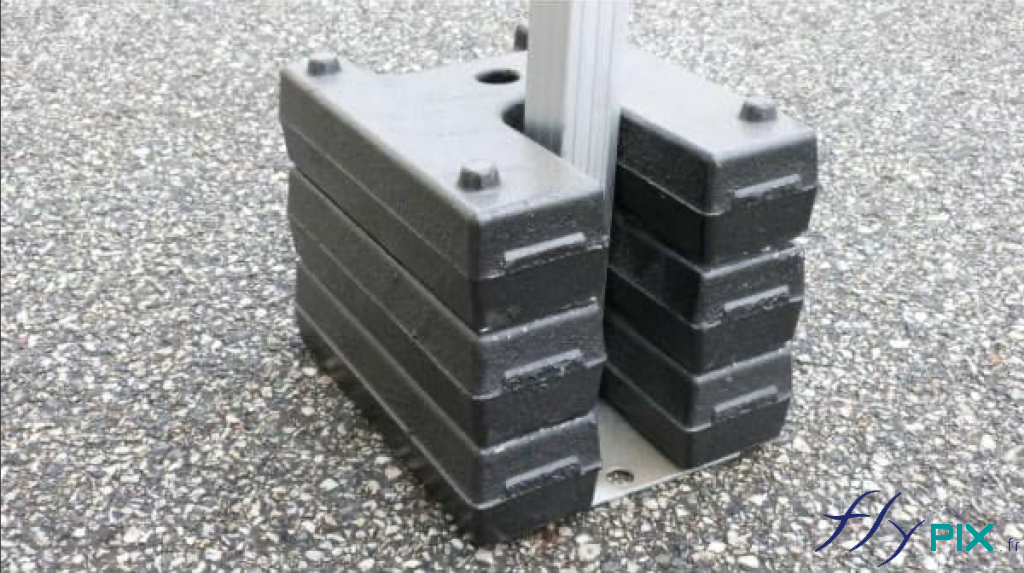 Poids de lestage de tente PMA pliable